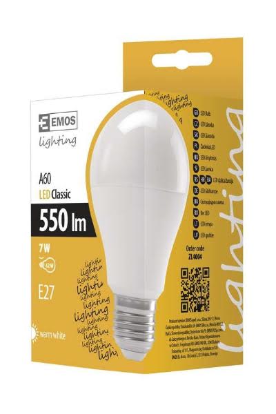 LED sijalica EMOS E27 7W