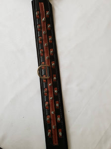 Kožna ogrlica sa bodljama 60mm Lux
