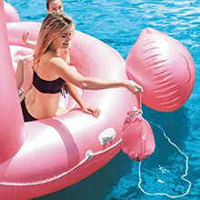 Učitajte sliku u pregledač Galerija, DUŠEK ZA VODU 4.22 x 3.73 x 1.85m FLAMINGO PARTY ISLAND