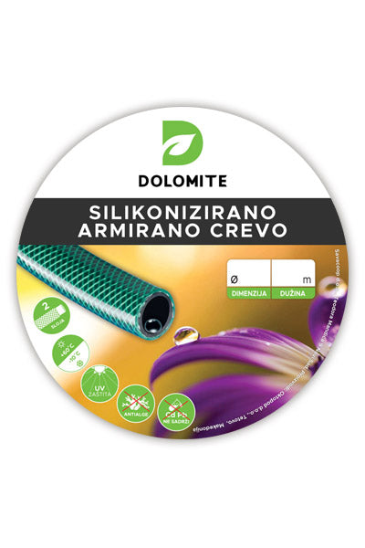 Armirano silikonizirano pvc crevo 3/4C 25m-Dolomite