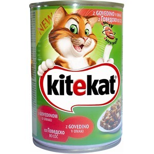 KiteKat konzerva za mačke govedina u sosu 400g