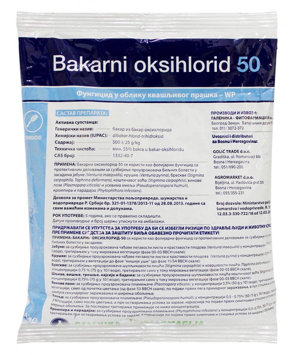 Bakarni oksihlorid 50 (50%bakra iz bakar-oksihlorida)